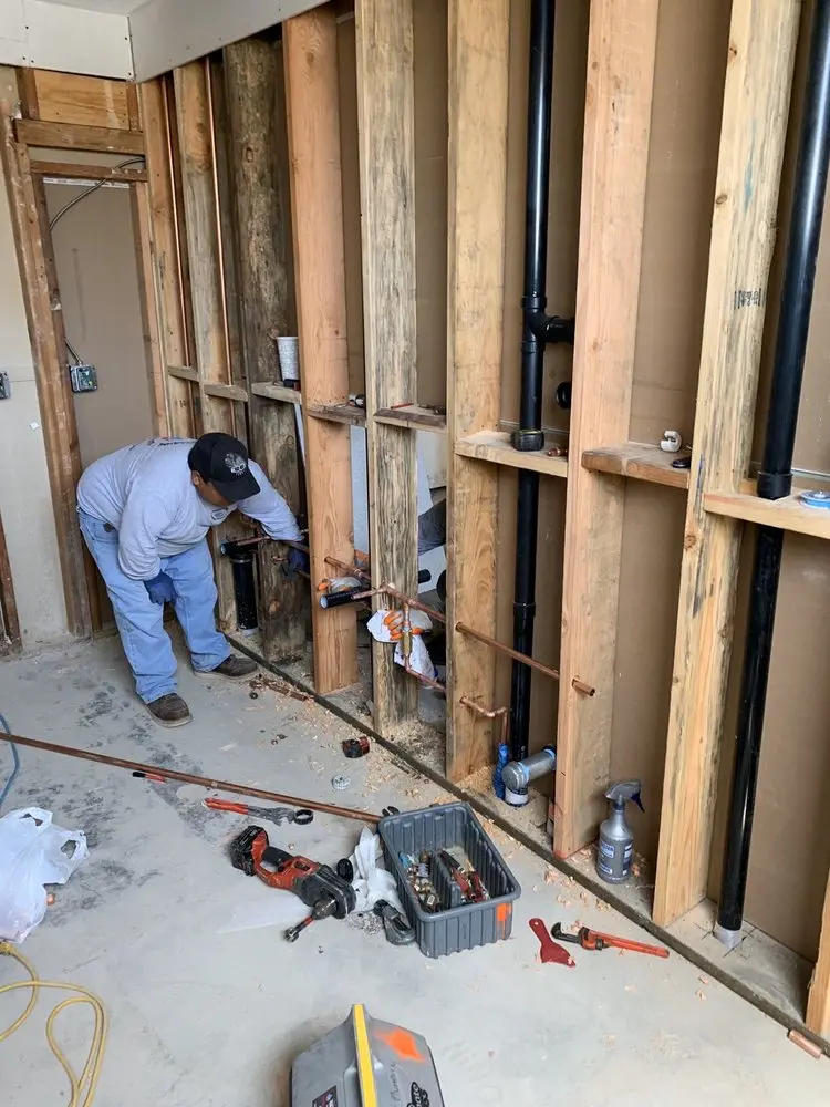 Commercial rough-in plumbing for Commercial Plumbing in Berkley
